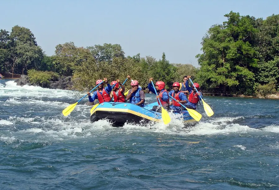 River rafting on the Kali River in Dandeli