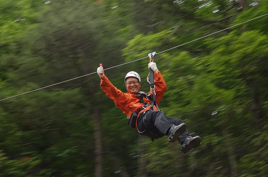 Zipline adventure in Dandeli