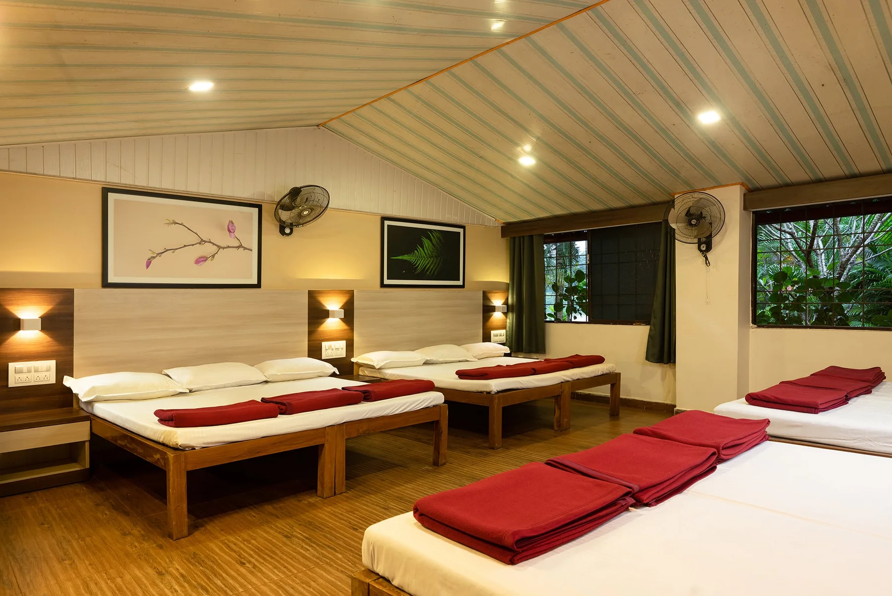 Group sharing room at Riverside Pool Retreat